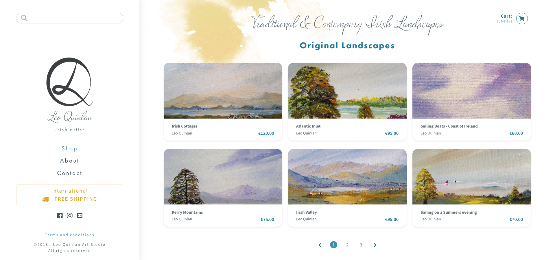 Leo Quinlan Art Studio - https://lqart.ie/